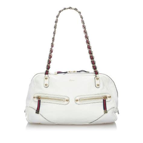 gucci capri borsa|Gucci leather shoulder bag.